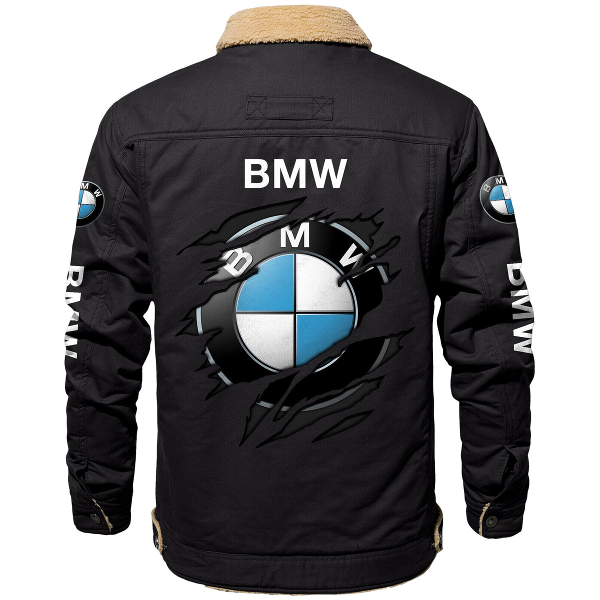 Personalized BW Fleece Thermal Cotton Jacket