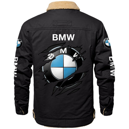 Personalized BW Fleece Thermal Cotton Jacket