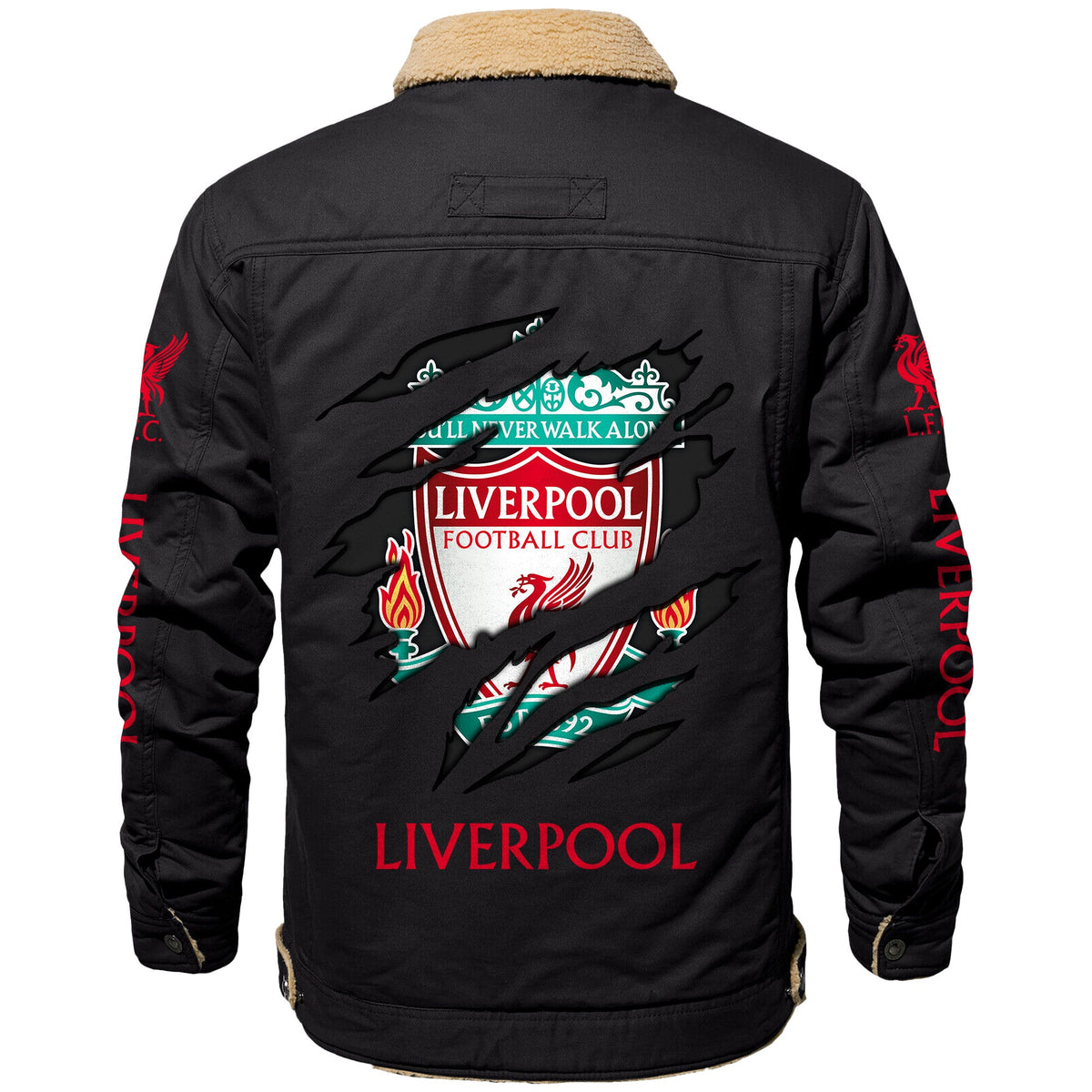 Personalized LVP Fleece Thermal Cotton Jacket Q201008