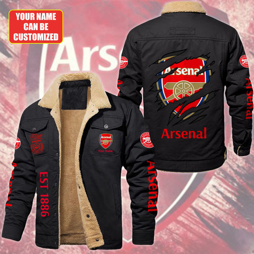 Personalized ASN Fleece Thermal Cotton Jacket Q221001