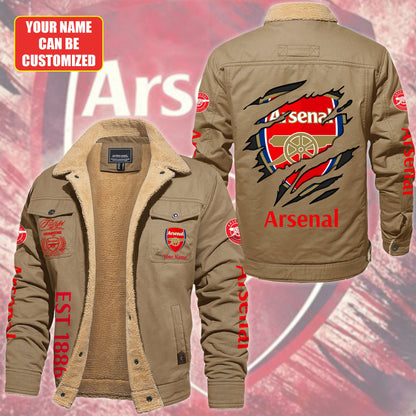 Personalized ASN Fleece Thermal Cotton Jacket Q221001