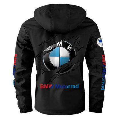 Personalized BW Motorrad Windbreaker Hooded Jacket Q231001