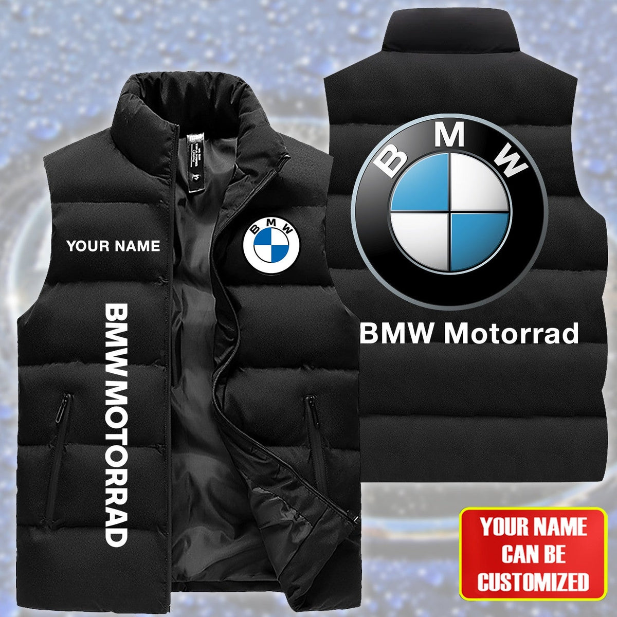 BW Motorrad Sleeveless Windproof Puffer Jacket Q241004