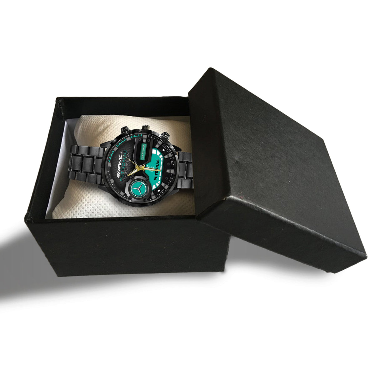 Personalized Merc AMG Petronas Luxury Stainless Steel Watch