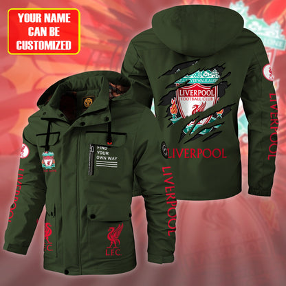 Personalized LVP Windbreaker Hooded Jacket Q041102