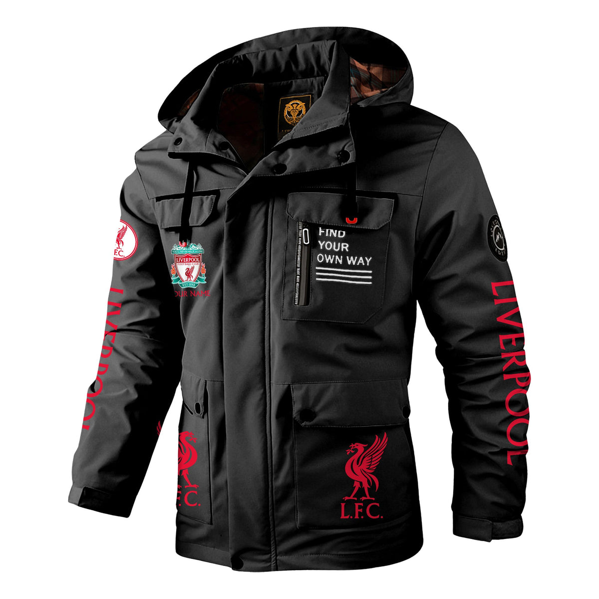 Personalized LVP Windbreaker Hooded Jacket Q041102