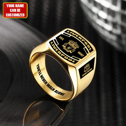 LVP Custom Name Classic Design Ring