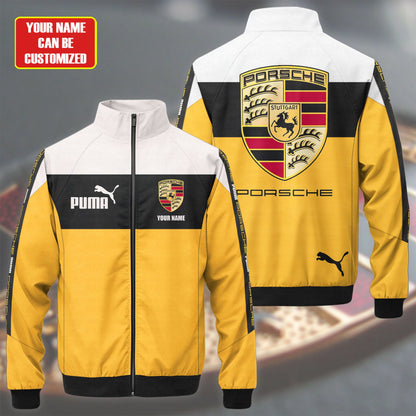 Pors X Pm Sport Zipper Stand Collar Jacket