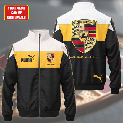 Pors X Pm Sport Zipper Stand Collar Jacket