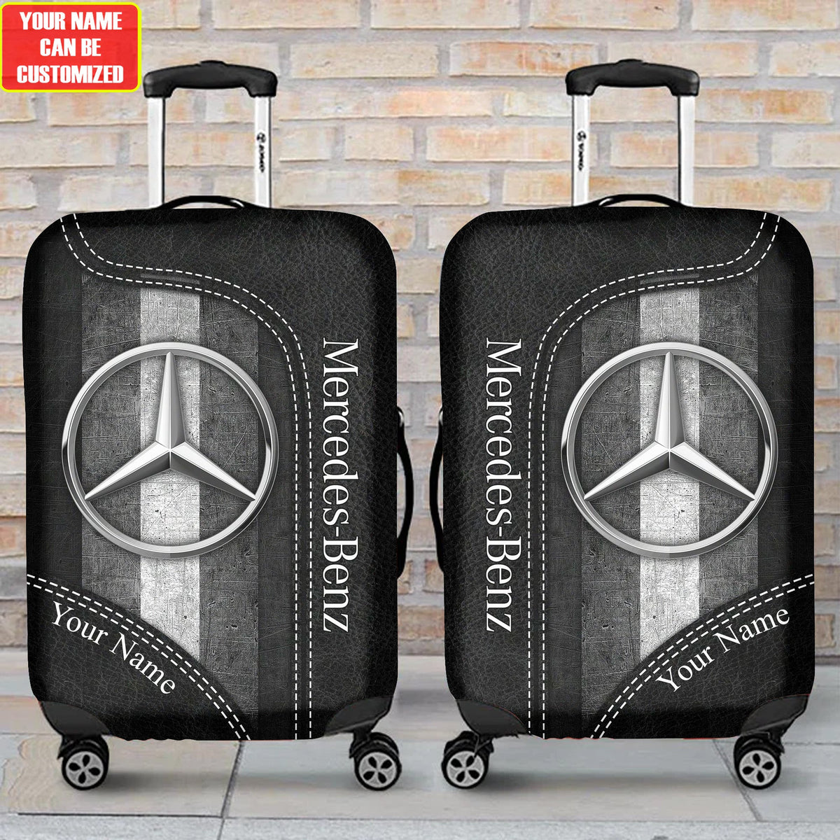 Personalized Merc Luggage Cover
