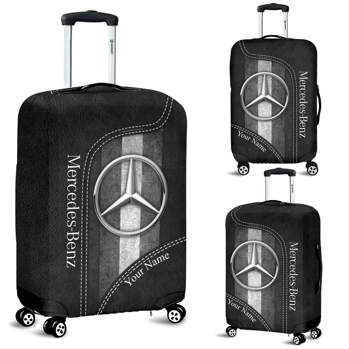 Personalized Merc Luggage Cover