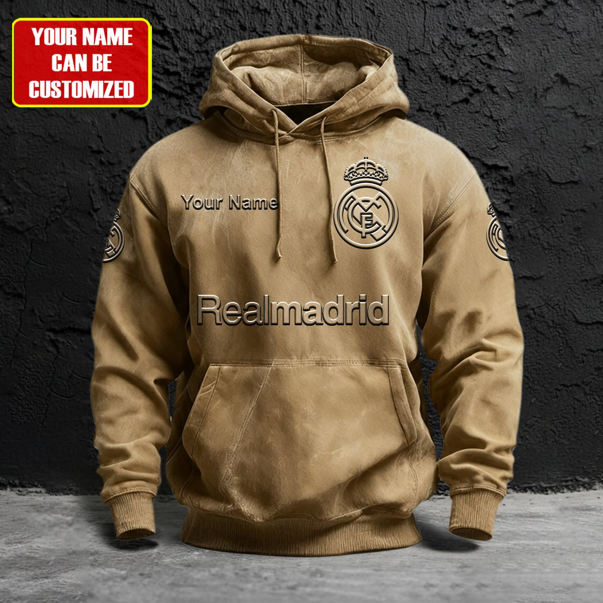 Personalized Real Brush Unisex Hoodie