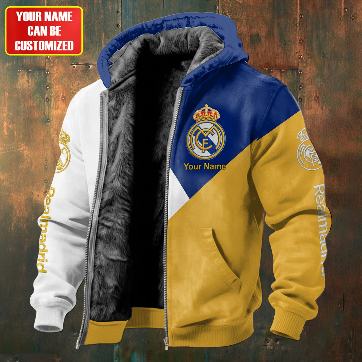 Personalized Real Fleece inside Jacket V3