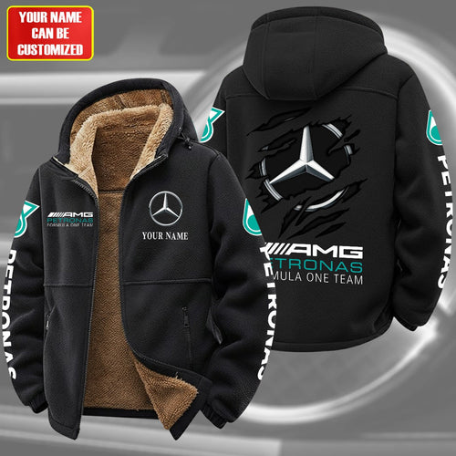 Personalized Merc AMG Petronas Warm Fleece Jacket