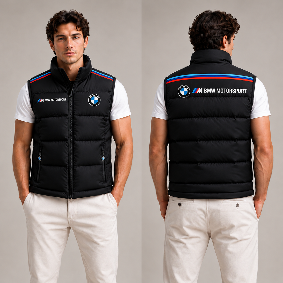 BW Motorsport New Style Sleeveless Windproof Puffer Jacket