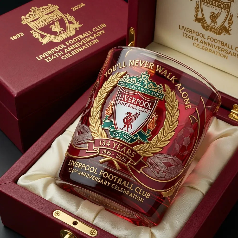 Personalized LVP 134 Years Celebration Stadium Whisky , LVP Whiskey Glass, Holiday Gifts
