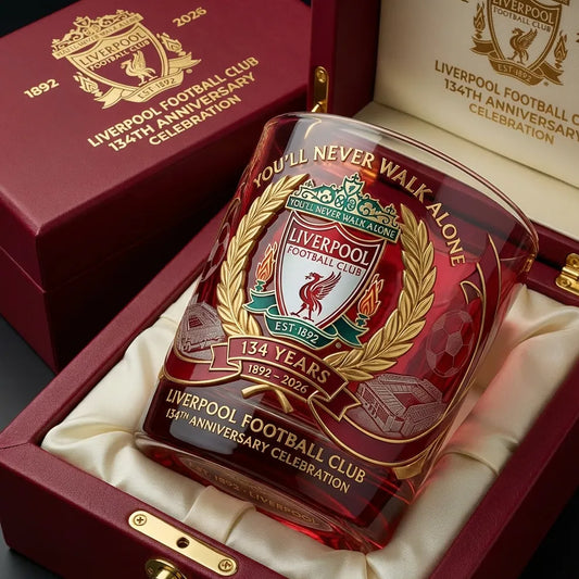 Personalized LVP 134 Years Celebration Stadium Whisky , LVP Whiskey Glass, Holiday Gifts