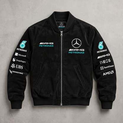 Merc Petronas Faux 2026 Bomber Jacket