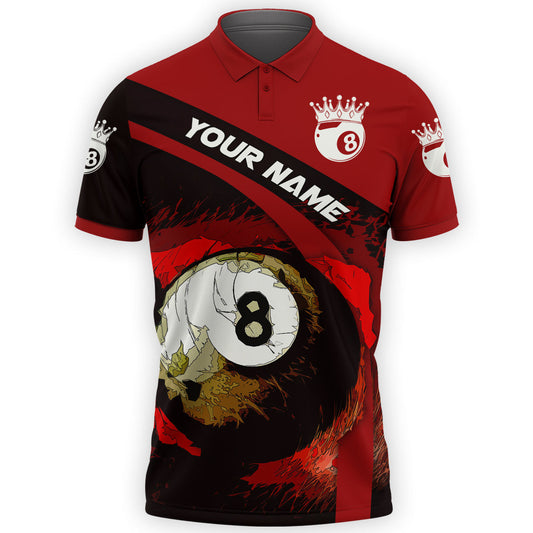 Billiard Shirt, Pool Player All-Over Print Unisex Apparel