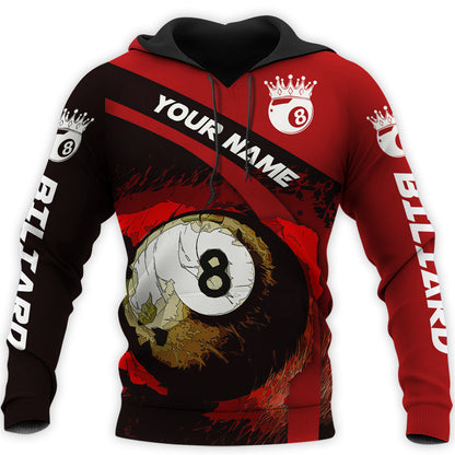Billiard Shirt, Pool Player All-Over Print Unisex Apparel