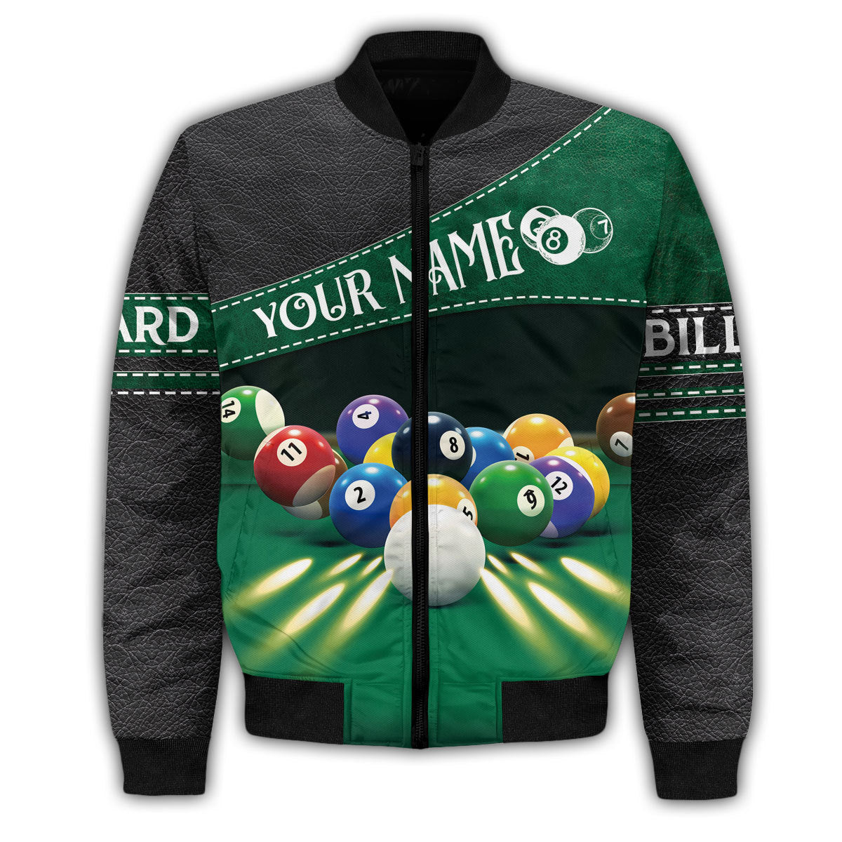 Billiard Player Shirt, All-Over Print Unisex Pool Shirt