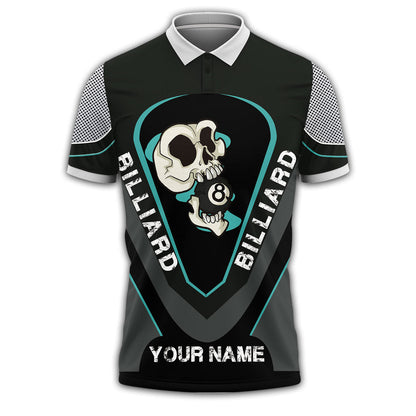 Billiard Shirt, All-Over Print Unisex Pool Player Shirt