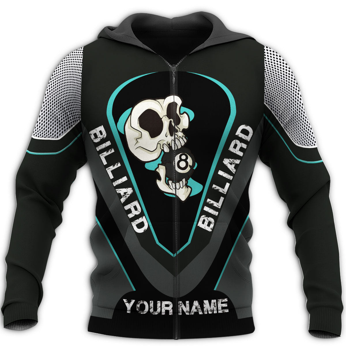 Billiard Shirt, All-Over Print Unisex Pool Player Shirt