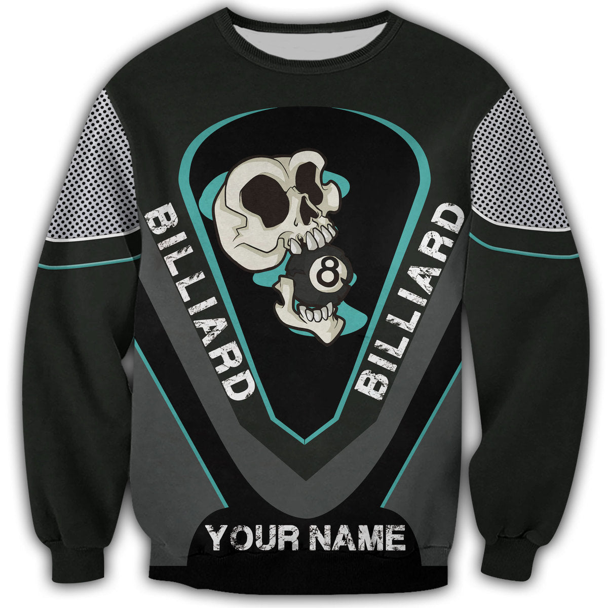 Billiard Shirt, All-Over Print Unisex Pool Player Shirt