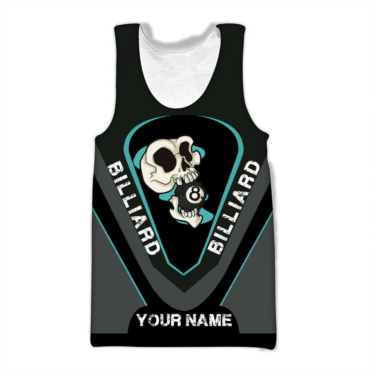 Billiard Shirt, All-Over Print Unisex Pool Player Shirt