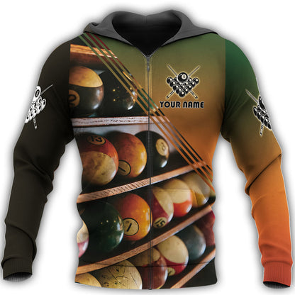 Billiard Shirt, Pool Player All-Over Print Unisex Shirt