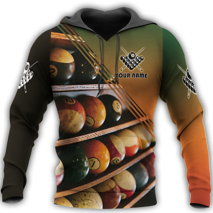 Billiard Shirt, Pool Player All-Over Print Unisex Shirt