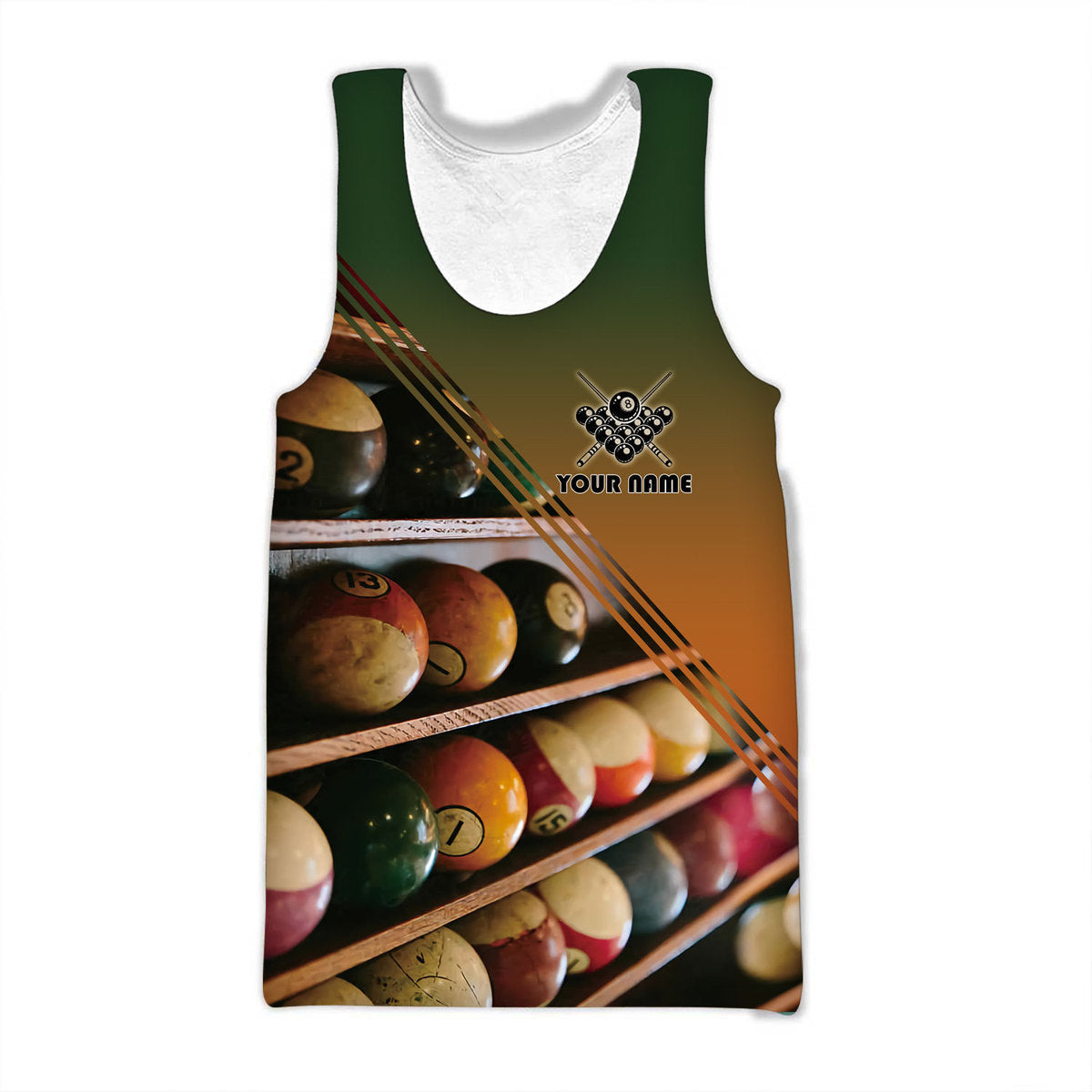 Billiard Shirt, Pool Player All-Over Print Unisex Shirt