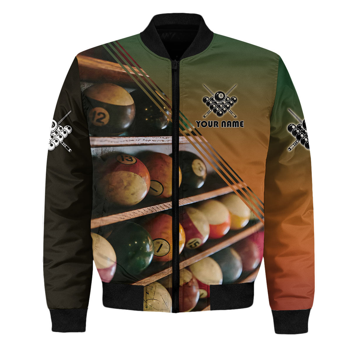 Billiard Shirt, Pool Player All-Over Print Unisex Shirt