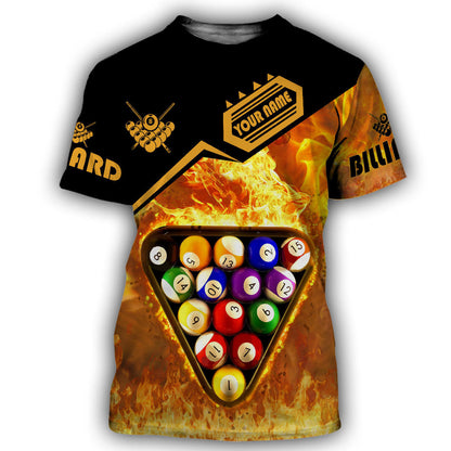 Personalized Name Billiard AK5 All Over Printed Unisex Shirt