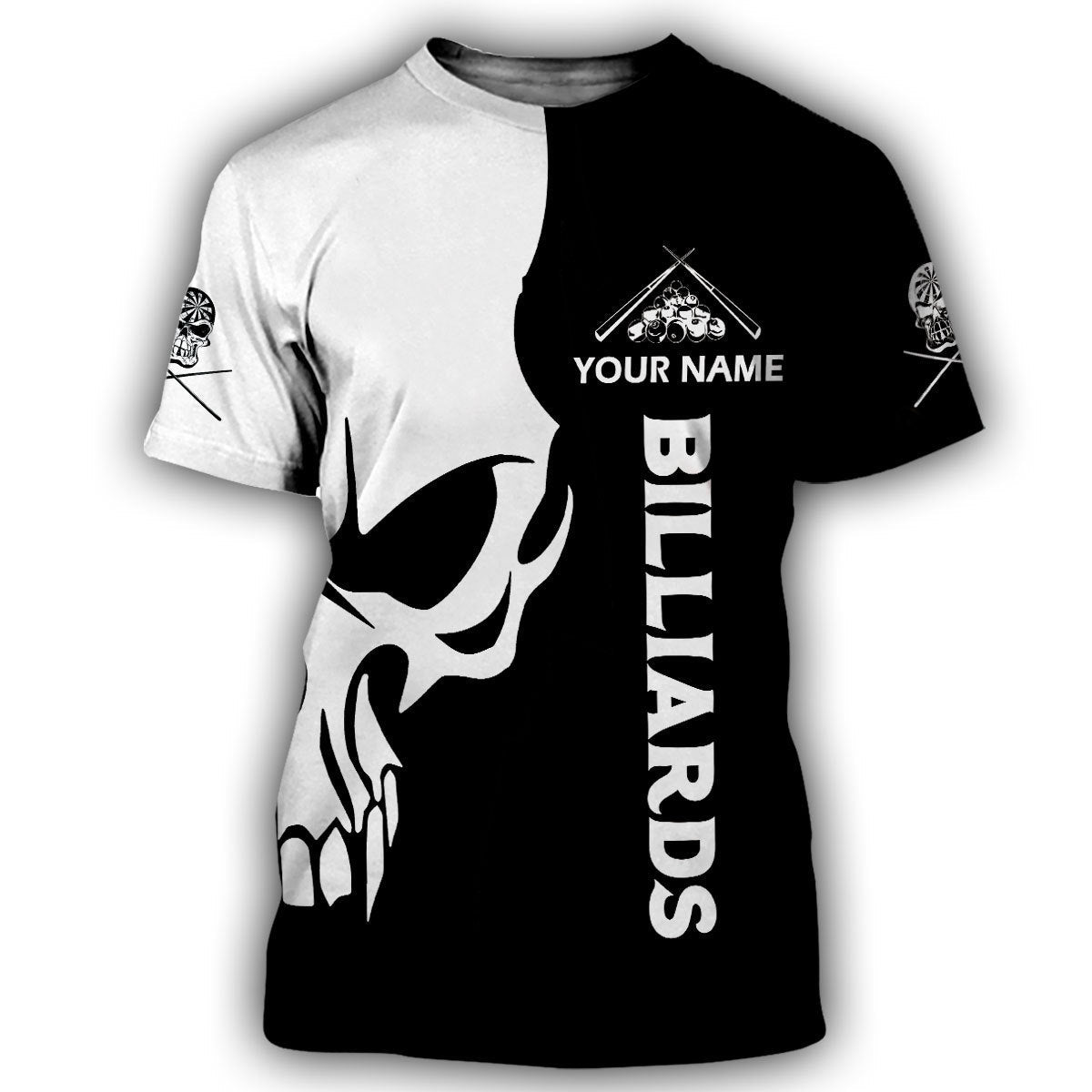 Billiard Shirt, Pool Player All-Over Print Unisex Shirt