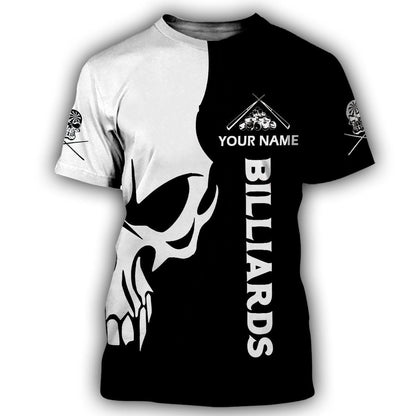 Billiard Shirt, Pool Player All-Over Print Unisex Shirt