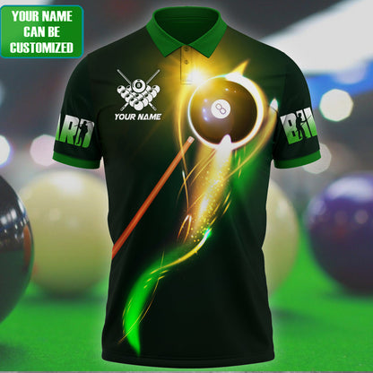 Personalized Name Billiard AK8 All Over Printed Unisex Shirt