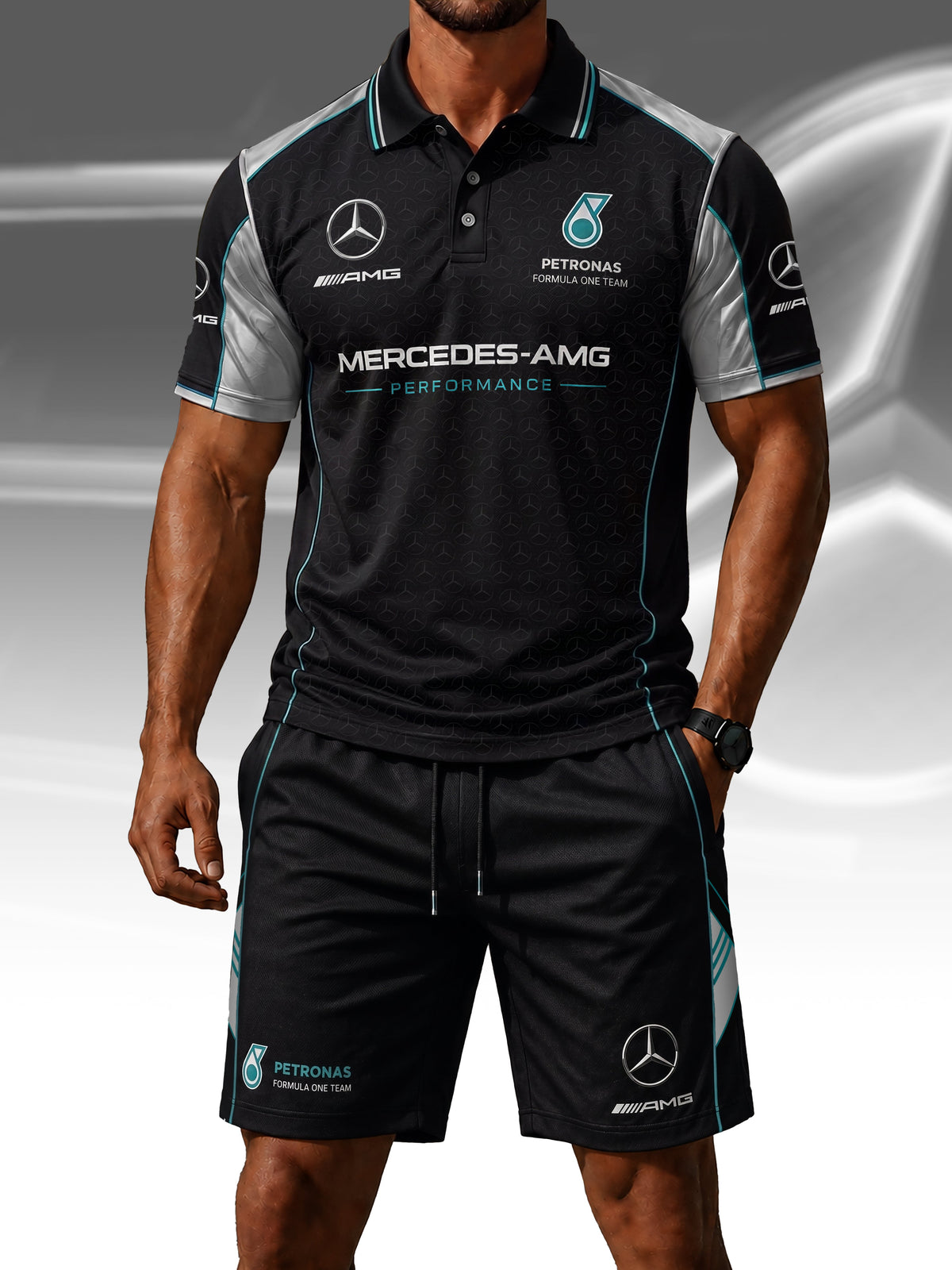 Personalized Merc Amg Petronas 2026 All Over Printed Shirt