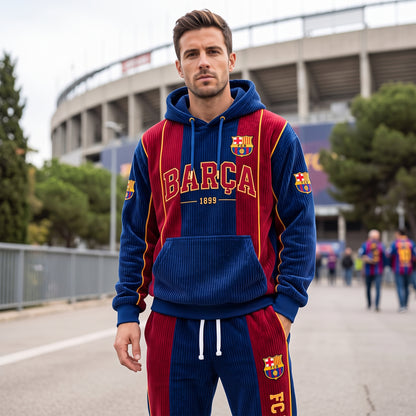 Barca FC New Style 2026 Hoodie and Sweatpants set