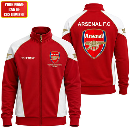 Personalized Arsenal 26/27 Zipper Stand Collar Jacket