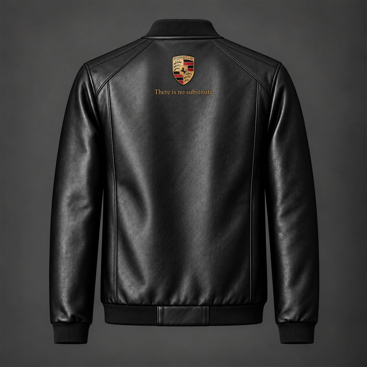 Pors Vintage Est.1931 Leather Bomber Jacket