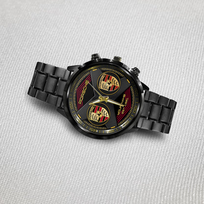 Personalized Pors Luxury Stainless Steel Watch