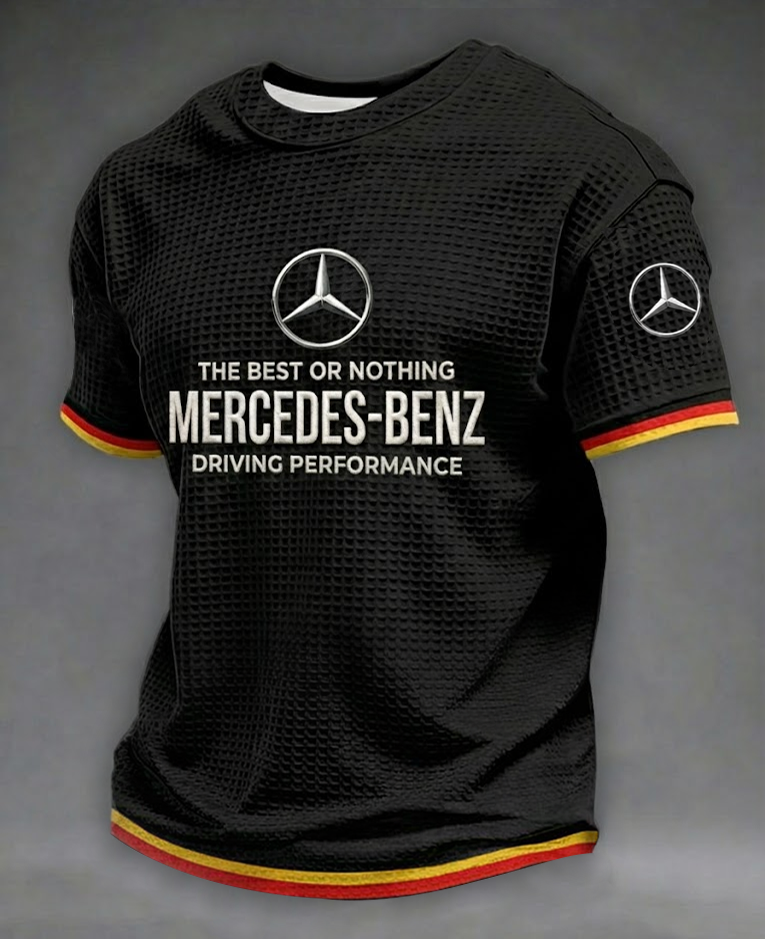 Merc Driving Performance Quilted Printing T-shirt