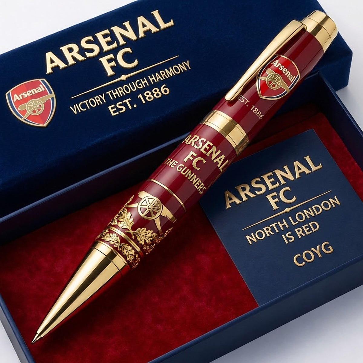 Arsenal FC Edition Ballpoint Pen Est 1886