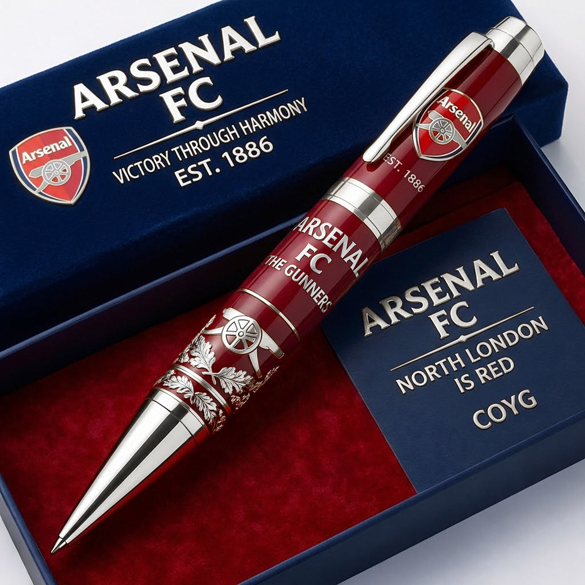 Arsenal FC Edition Ballpoint Pen Est 1886