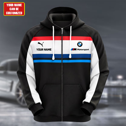 Personalized BW Motorsport Printed Hoodie and Sweatpants set