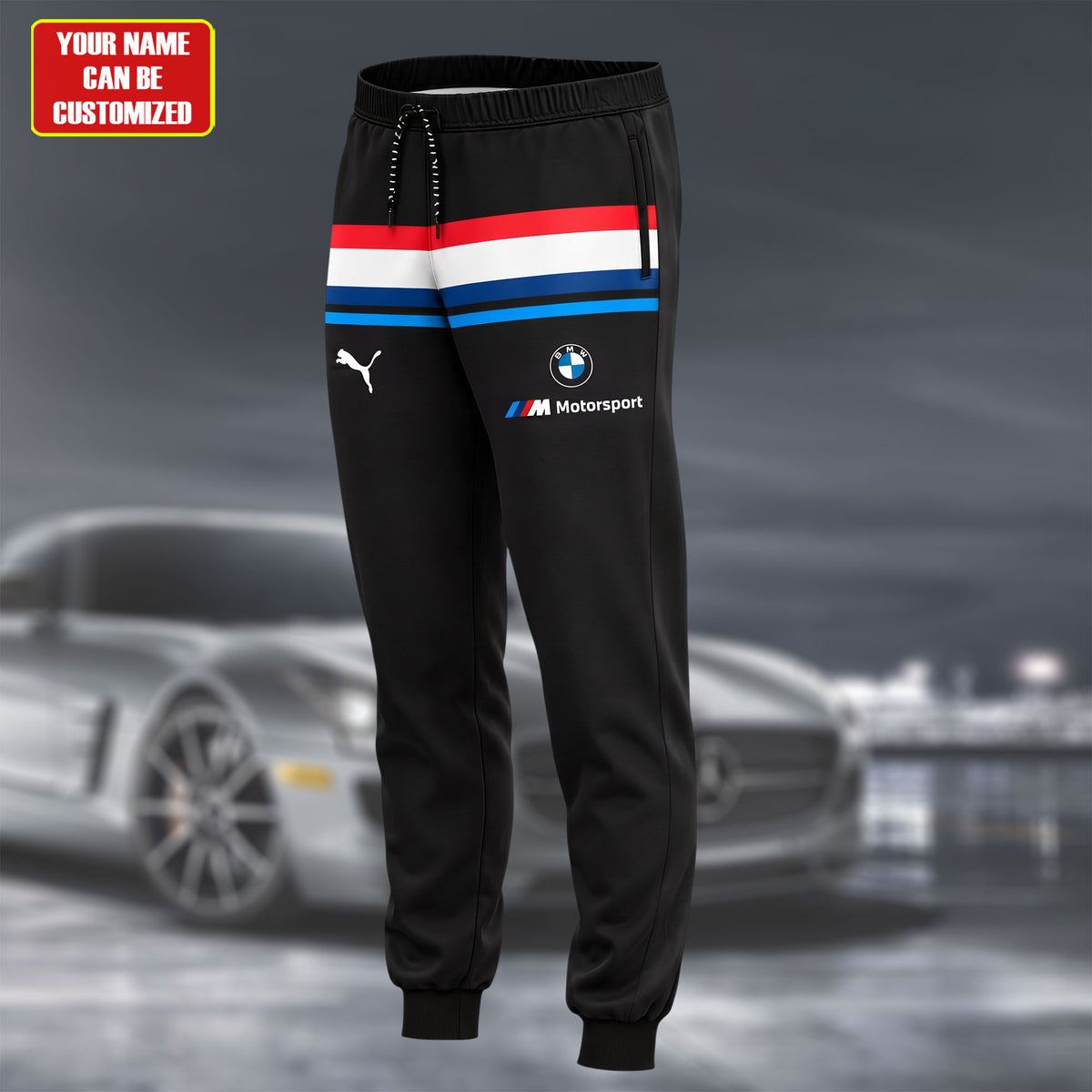 Personalized BW Motorsport Printed Hoodie and Sweatpants set