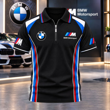 Bw Rivirea All Over Printed Zip-Polo and Sweatpants Set