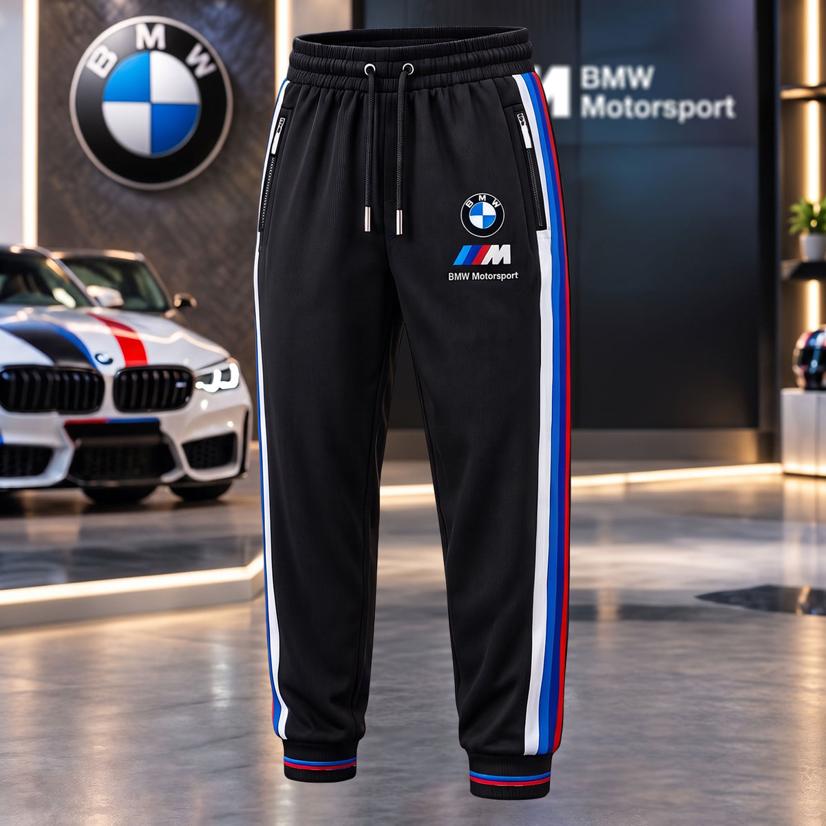 Bw Rivirea All Over Printed Zip-Polo and Sweatpants Set