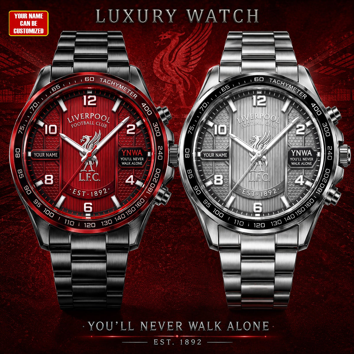 Personalized Lvp Luxury Edition Stainless Steel Watch